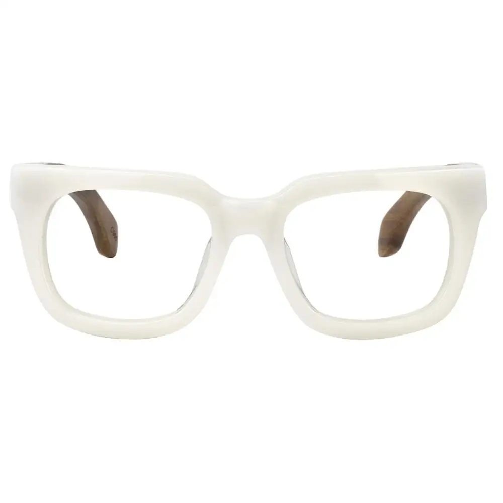 Zeelool Retro Thick Rectangle Wood Arm Eyeglasses Frame for Men Non-prescription Clear Lens Diana FP0427-01
Zeelool Retro Thick Rectangle Wood Arm Eyeglasses Frame for Men Non-prescription Clear Lens Diana FP0427-01