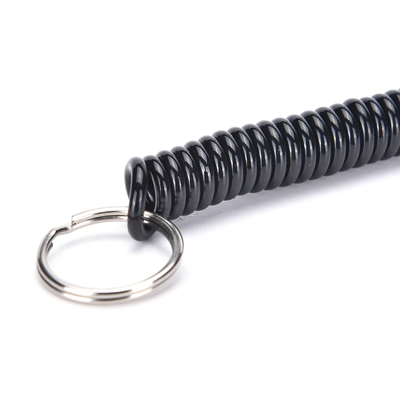 2PCs Elastic Spring Cable Keys Chains Keys Rings Silver Color Metal Carabiner For Outdoor Camping Anti-Lost Mobile Keychain 
2PCs Elastic Spring Cable Keys Chains Keys Rings Silver Color Metal Carabiner For Outdoor Camping Anti-Lost Mobile Keychain