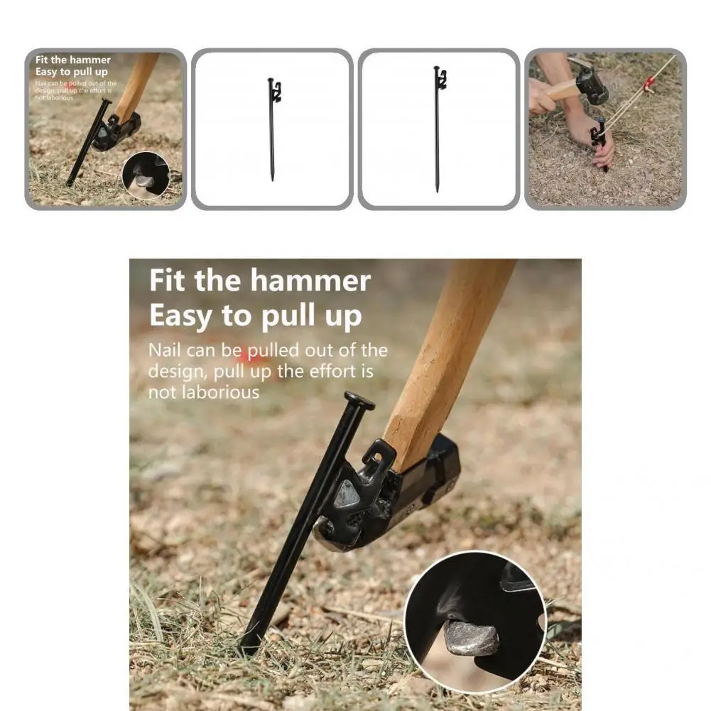 Practical Flat Tapered Head Multipurpose Tent Nail Inflexible Steel Tent Stake Nail for Camping Rain Tarp Tent Peg
Practical Flat Tapered Head Multipurpose Tent Nail Inflexible Steel Tent Stake Nail for Camping Rain Tarp Tent Peg