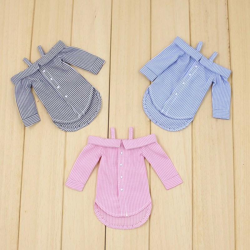 Outfits for Blyth doll Over size Streak T-shirt for the 12 inch doll cute dressing
Outfits for Blyth doll Over size Streak T-shirt for the 12 inch doll cute dressing