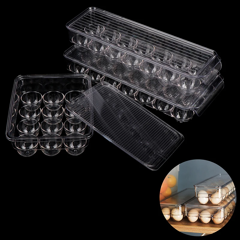 12/14/21 Grids Egg Storage Box Egg Tray Containers Kitchen Refrigerator Eggs Transparent Dispenser Airtight Fresh Preservation H
12/14/21 Grids Egg Storage Box Egg Tray Containers Kitchen Refrigerator Eggs Transparent Dispenser Airtight Fresh Preservation H
