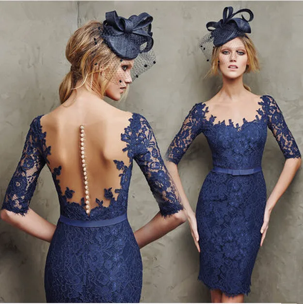 see through back for graduation button lace knee-length lace short Prom 2018 fast shipping half sleeve mother of the bride dress
see through back for graduation button lace knee-length lace short Prom 2018 fast shipping half sleeve mother of the bride dress
