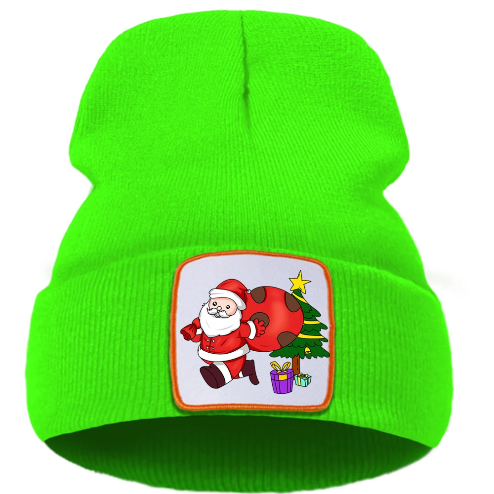 Santa Claus Carrying Gifts Christmas Winter Cap Street Fashion Warm Beanie Caps Simple Casual Unisex Caps Quality Comfort Hat
Santa Claus Carrying Gifts Christmas Winter Cap Street Fashion Warm Beanie Caps Simple Casual Unisex Caps Quality Comfort Hat