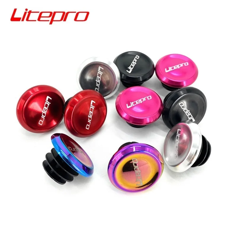 Litepro Bicycle Grips Cap Aluminum Alloy + Plastic End Plugs Ultralight MTB Mountain Bike Folding Road Bicycle Handle End Caps
Litepro Bicycle Grips Cap Aluminum Alloy + Plastic End Plugs Ultralight MTB Mountain Bike Folding Road Bicycle Handle End Caps