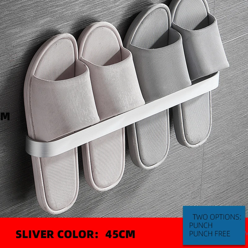 Slipper Rack Towel Hanger Wall-mounted Shoe Storage Rack Perforated Slipper Rack
Slipper Rack Towel Hanger Wall-mounted Shoe Storage Rack Perforated Slipper Rack
