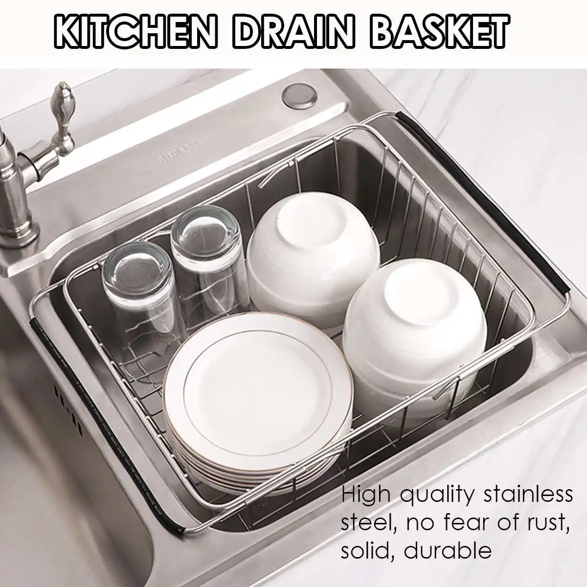 Telescopic Organizer For Sink Kitchen Organizer Drain Basket Fruits Vegetables Holder Kitchen Shelves Storage Colander
Telescopic Organizer For Sink Kitchen Organizer Drain Basket Fruits Vegetables Holder Kitchen Shelves Storage Colander