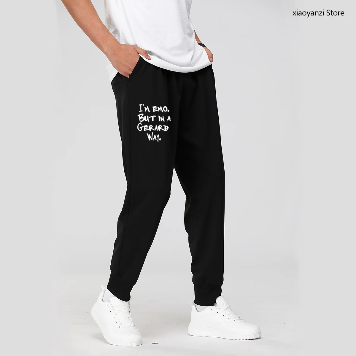 I'M Emo But In A Gerard Way Men Women Harajuku Spring Autumn Sweatpants Funny Music Trousers Mcr Band Fan Pun Sports Long Pants
I'M Emo But In A Gerard Way Men Women Harajuku Spring Autumn Sweatpants Funny Music Trousers Mcr Band Fan Pun Sports Long Pants