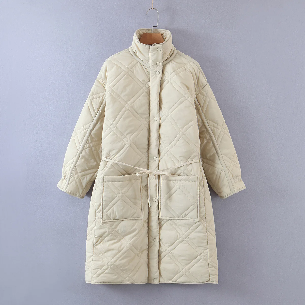 High Quality Spring and Autumn Women's Casual Diamond Plaid Pockets Loose Cotton Clothing Parkas Lightweight Coat Jacket
High Quality Spring and Autumn Women's Casual Diamond Plaid Pockets Loose Cotton Clothing Parkas Lightweight Coat Jacket