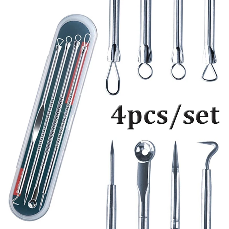 Newest Dual Heads Acne Needle Blackhead Blemish Squeeze Pimple Extractor Remover Spot Cleaner Beauty Skin Care Tool 4pcs/set
Newest Dual Heads Acne Needle Blackhead Blemish Squeeze Pimple Extractor Remover Spot Cleaner Beauty Skin Care Tool 4pcs/set