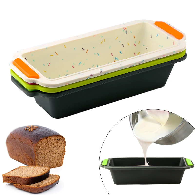 DIY Desserts Toast Bread Mold Rectangular Silicone Bread Pan Mold Cake Decorating Tools Baking Toast Bread Moulds Kitchen Tools
DIY Desserts Toast Bread Mold Rectangular Silicone Bread Pan Mold Cake Decorating Tools Baking Toast Bread Moulds Kitchen Tools