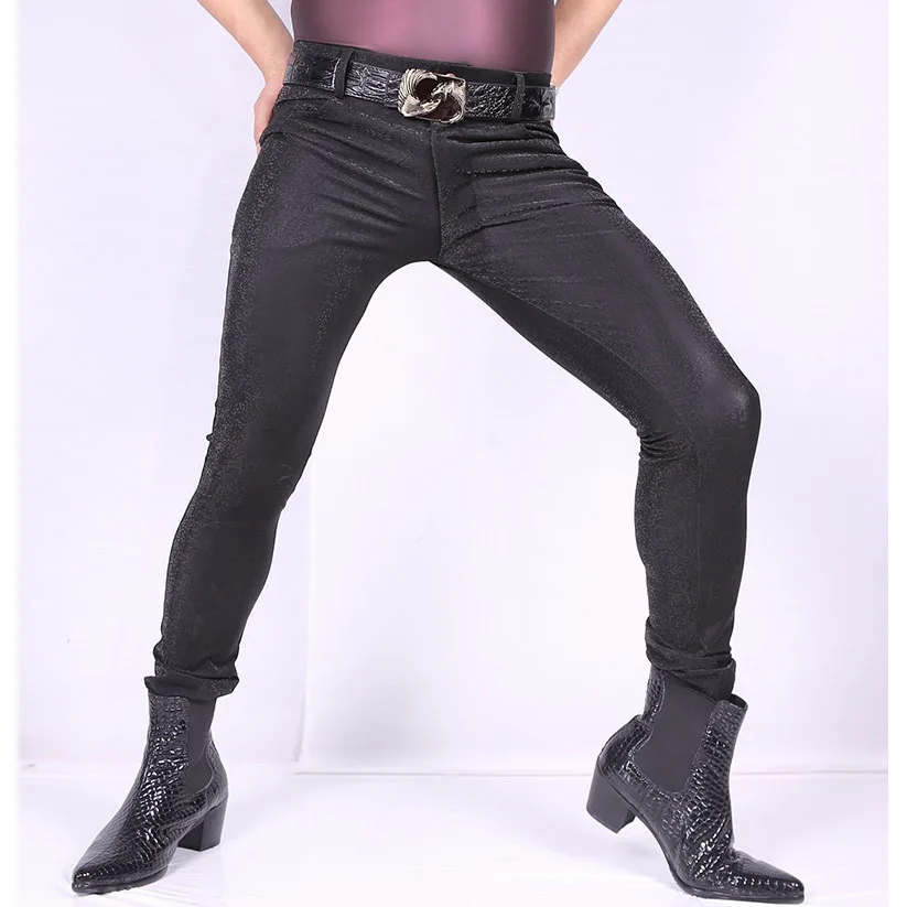Sexy Male Fashion 3D Camouflage Lattice Casual Leg Pants Hair Stylist PU Thin Leather Skinny Jeans Faux Leather Man Pencil Pants
Sexy Male Fashion 3D Camouflage Lattice Casual Leg Pants Hair Stylist PU Thin Leather Skinny Jeans Faux Leather Man Pencil Pants