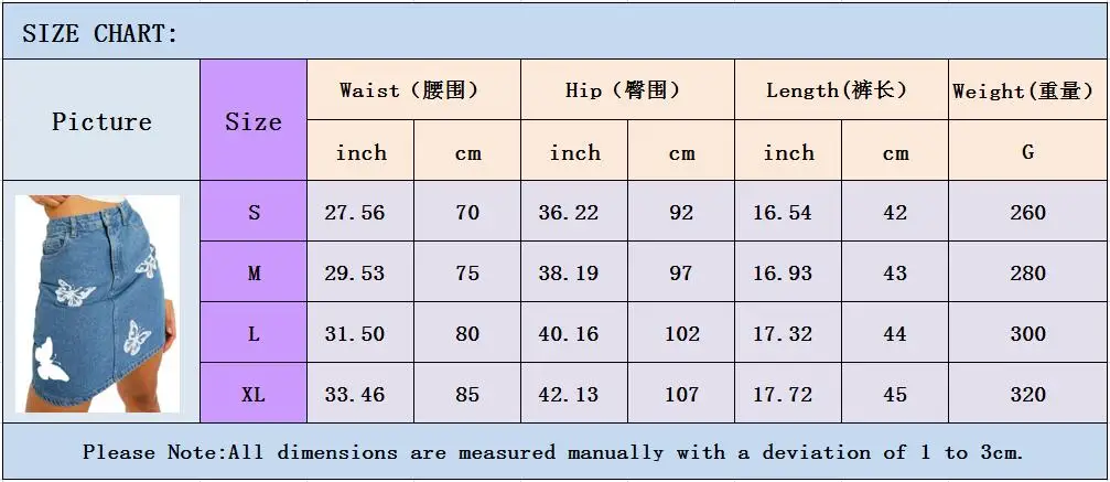 Summer Women Casual Denim High Waist Skirt Pocket Button Adults Butterfly Print Zipper Skirt with Pockets Blue
Summer Women Casual Denim High Waist Skirt Pocket Button Adults Butterfly Print Zipper Skirt with Pockets Blue