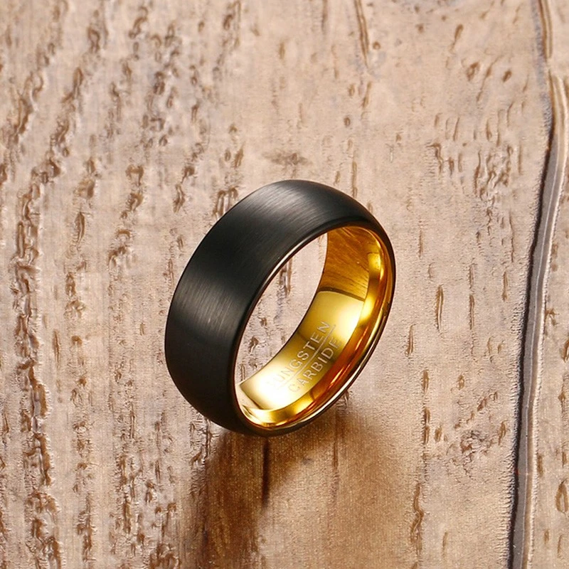 NHGBFT Gold&Black Color Tungsten Carbide Rings for Mens Groom Casual Wedding Band Male Jewelry
NHGBFT Gold&Black Color Tungsten Carbide Rings for Mens Groom Casual Wedding Band Male Jewelry