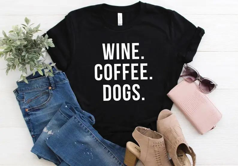 Wine Coffee Dogs mom Shirt Mama Print Street Letters Unisex 100% Cotton T-shirts O-neck Shirt Plus Size Short Sleeve Top Tees
Wine Coffee Dogs mom Shirt Mama Print Street Letters Unisex 100% Cotton T-shirts O-neck Shirt Plus Size Short Sleeve Top Tees