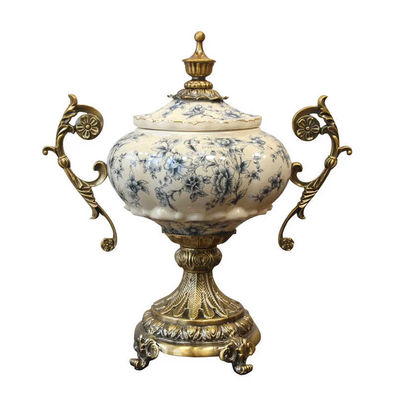 zq American Villa Model House Ceramic Decorative Pot European Retro Ornaments Storage Storage Tank
zq American Villa Model House Ceramic Decorative Pot European Retro Ornaments Storage Storage Tank