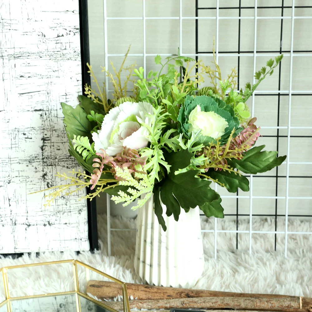 Artificial flowers 26cm green Chinese cabbage flowers, wedding celebrations,birthdays,festivals,home company decoration products
Artificial flowers 26cm green Chinese cabbage flowers, wedding celebrations,birthdays,festivals,home company decoration products