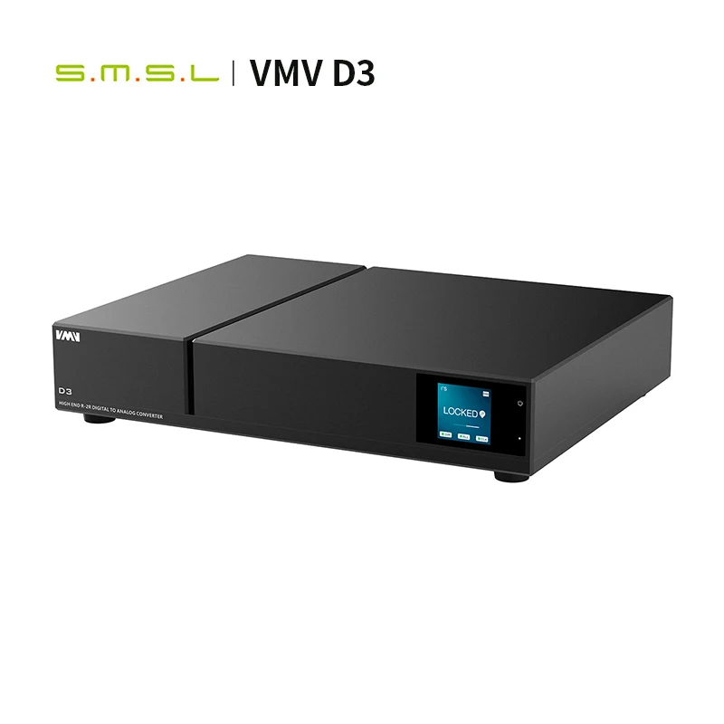 

SMSL VMV D3 Advanced R2R цифровой аудио DAC PCM1704U-J * 4 SM5847 XMOS DSD512 32 бит 768 кГц ACCUSILICON * 2 I2S декодер сбалансированный outpu