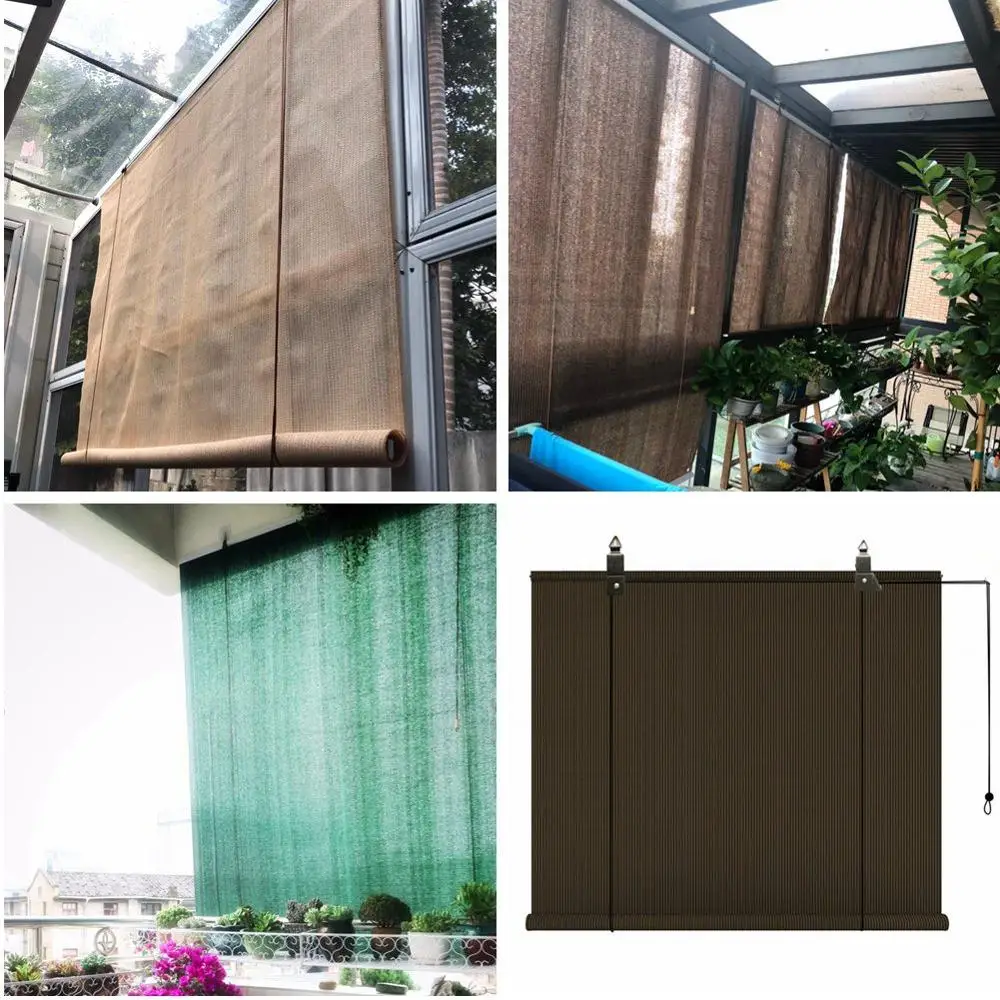 Customize 90% Shading Rate New Window Curtain Sunshade Net Garden Awning Anti-UV Sunscreen Balcony Privacy | Дом и сад