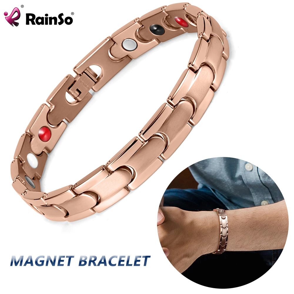 Rainso Stainless Steel Bracelet Homme Health Care With Magnet Bracelet Viking Luxury Couple Lover Friendship Bracelets For Man 
Rainso Stainless Steel Bracelet Homme Health Care With Magnet Bracelet Viking Luxury Couple Lover Friendship Bracelets For Man
