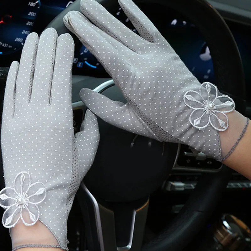 Full Finger Mittens Cycling Driving Gloves Anti-Slip Breathable Touch Screen Women Summer Lace Sunscreen Gloves
Full Finger Mittens Cycling Driving Gloves Anti-Slip Breathable Touch Screen Women Summer Lace Sunscreen Gloves