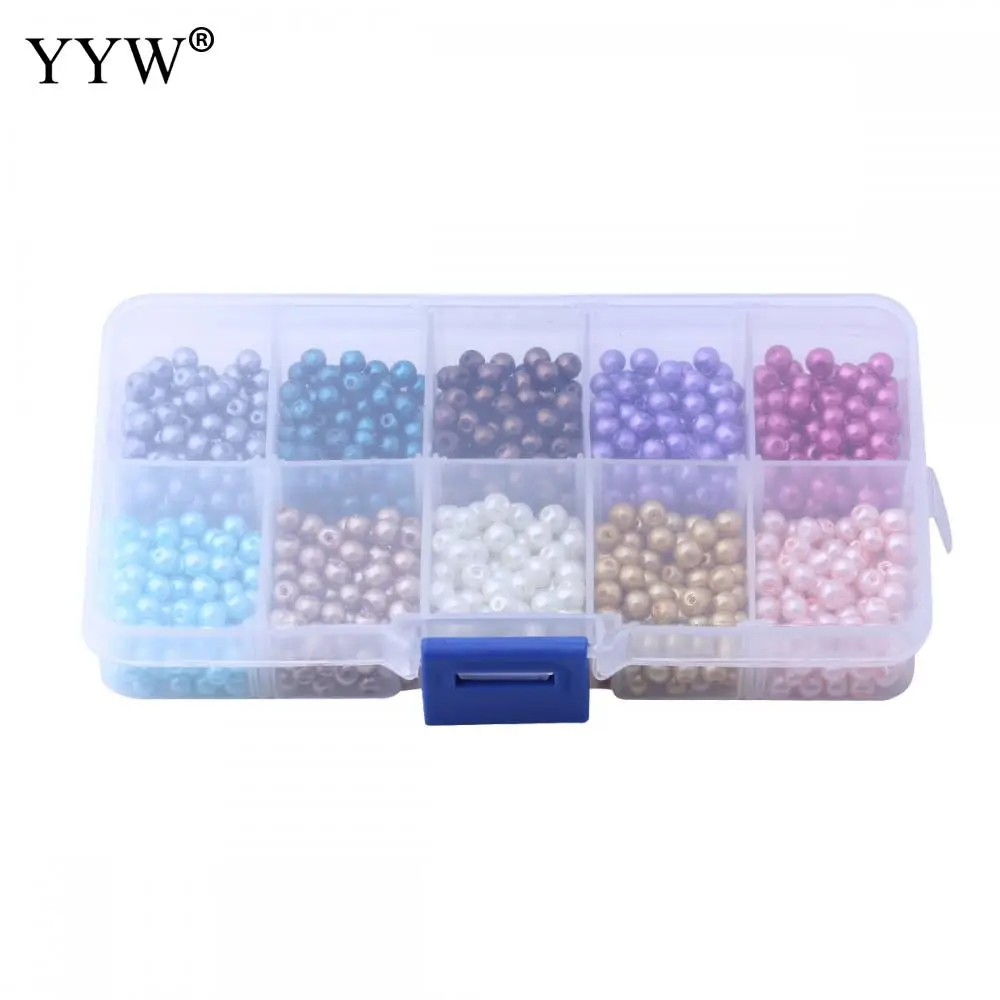 Glass Pearls Size 4mm Boxed Combination 1000 Pcs In A Box Stoving Varnish Pearl For Diy Or Handmade Bracelet Or Necklace
Glass Pearls Size 4mm Boxed Combination 1000 Pcs In A Box Stoving Varnish Pearl For Diy Or Handmade Bracelet Or Necklace
