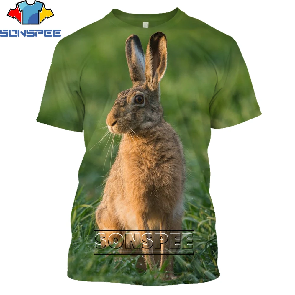 SONSPEE Crazy Hare T shirt Oversized Shirt Mens Gym T-Shirts Women 3D Print Animal Lovely Rabbit Summer Hunting Short Sleeve Top
SONSPEE Crazy Hare T shirt Oversized Shirt Mens Gym T-Shirts Women 3D Print Animal Lovely Rabbit Summer Hunting Short Sleeve Top