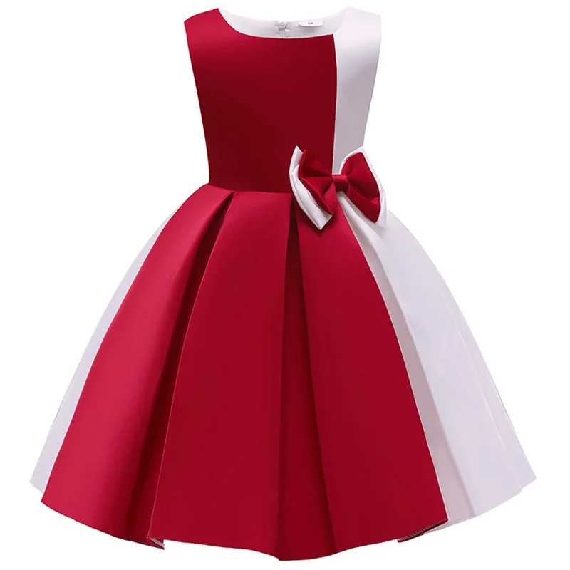 New Baby Girls Color Contrast Dress Princess Elegant Toddler Kids Wedding Ball Gown Infant Normal Dresses Children Clothes
New Baby Girls Color Contrast Dress Princess Elegant Toddler Kids Wedding Ball Gown Infant Normal Dresses Children Clothes