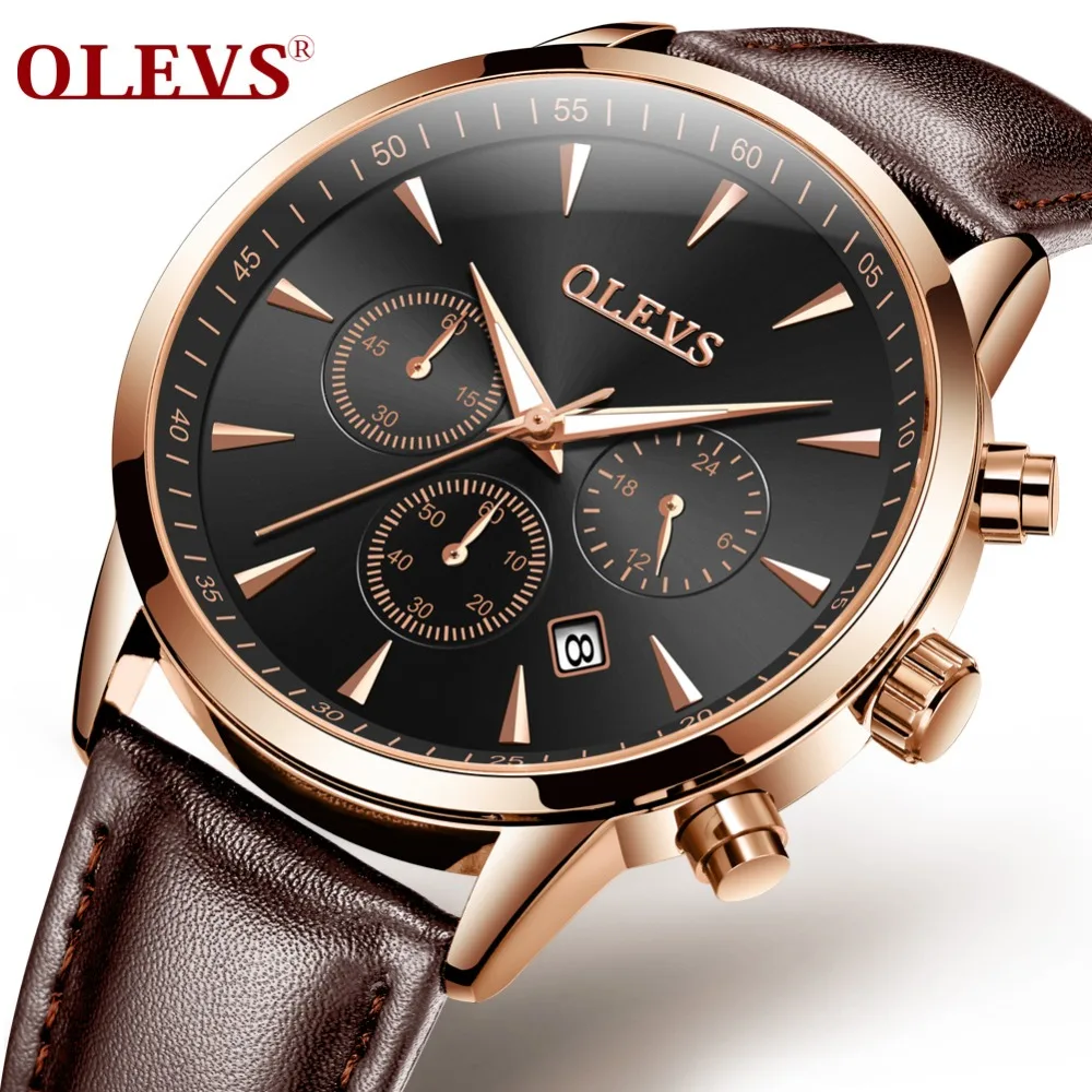 OLEVS Leather Belt Strap Sport Style Fashionable Luxury Famous Brand Alloy Buckle Waterproof Men Watch Relogio Masculino L2860
OLEVS Leather Belt Strap Sport Style Fashionable Luxury Famous Brand Alloy Buckle Waterproof Men Watch Relogio Masculino L2860