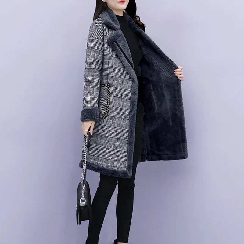 Winter Warm d Thien Women Woolen Coat Fashionable Large Size Medium-Length Women's Woolen Coat Outerwear JK256 
Winter Warm d Thien Women Woolen Coat Fashionable Large Size Medium-Length Women's Woolen Coat Outerwear JK256