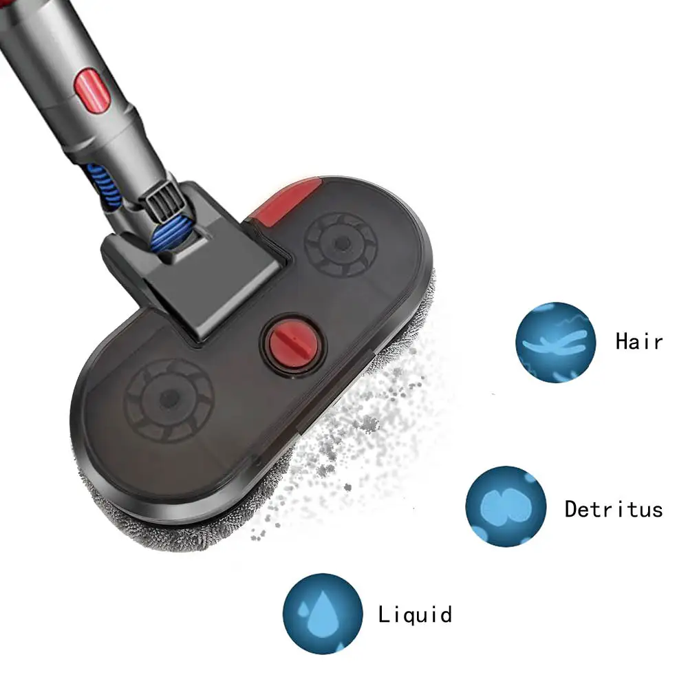 For Dyson v7v8v10v11 Wireless Vacuum Cleaner Mop Head Electric Mop Brush Head To Clean Wet And Dry Mopping Brush WIth Water Tank
For Dyson v7v8v10v11 Wireless Vacuum Cleaner Mop Head Electric Mop Brush Head To Clean Wet And Dry Mopping Brush WIth Water Tank