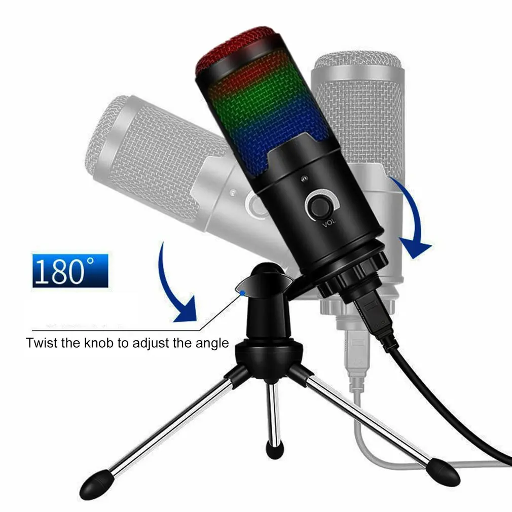 Профессиональный конденсаторный USB-микрофон, микрофон для ПК, ноутбука, студийной записи, пения, игр и потокового видео
Профессиональный конденсаторный USB-микрофон, микрофон для ПК, ноутбука, студийной записи, пения, игр и потокового видео
