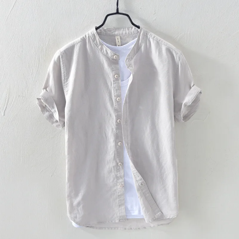 740 men's cotton and linen shirt
740 men's cotton and linen shirt