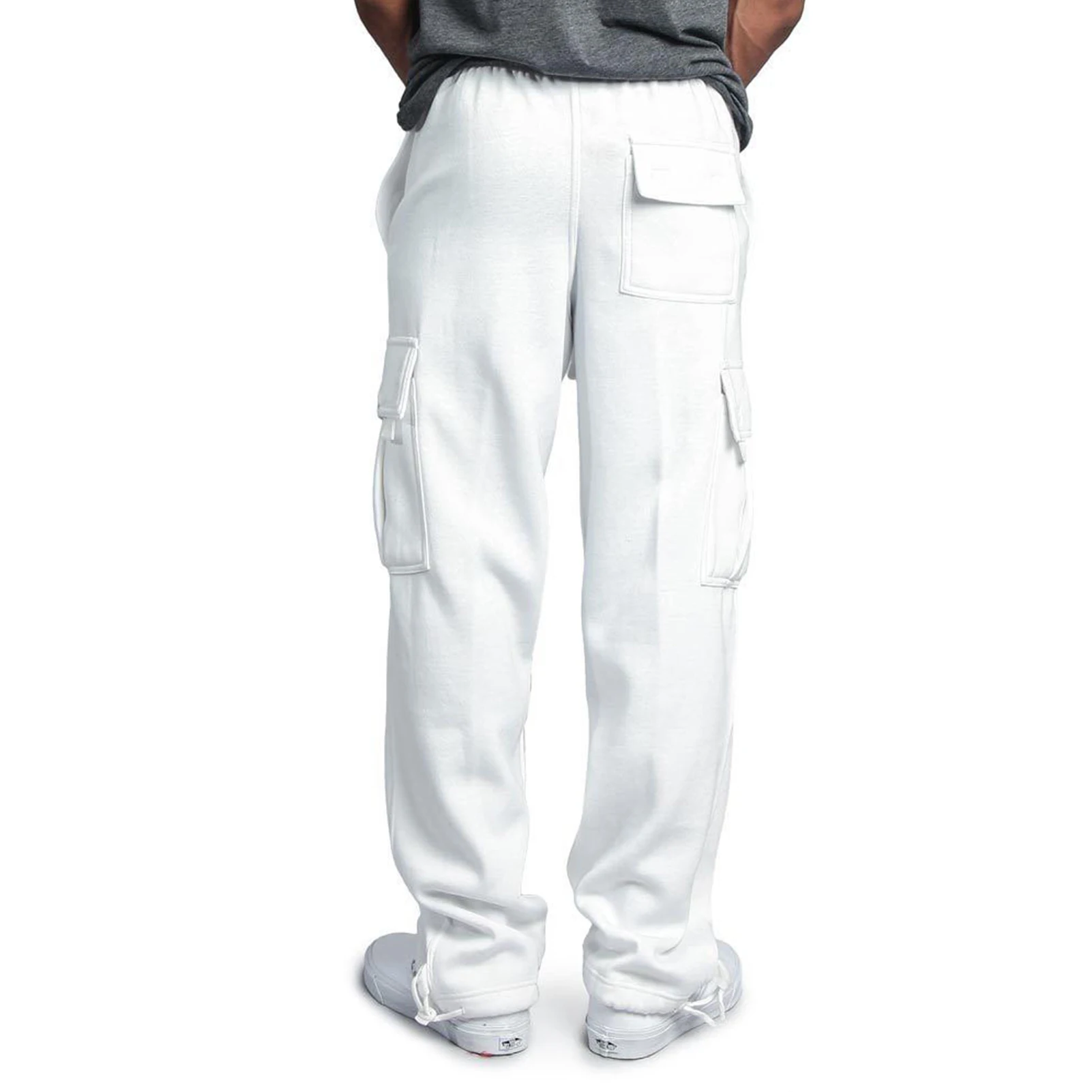 Men Outdoor Gym Pants Elastic Sweatpants Casual Men Solid Color Multi Pockets Trousers Drawstring Loose Sports Straight Pants
Men Outdoor Gym Pants Elastic Sweatpants Casual Men Solid Color Multi Pockets Trousers Drawstring Loose Sports Straight Pants