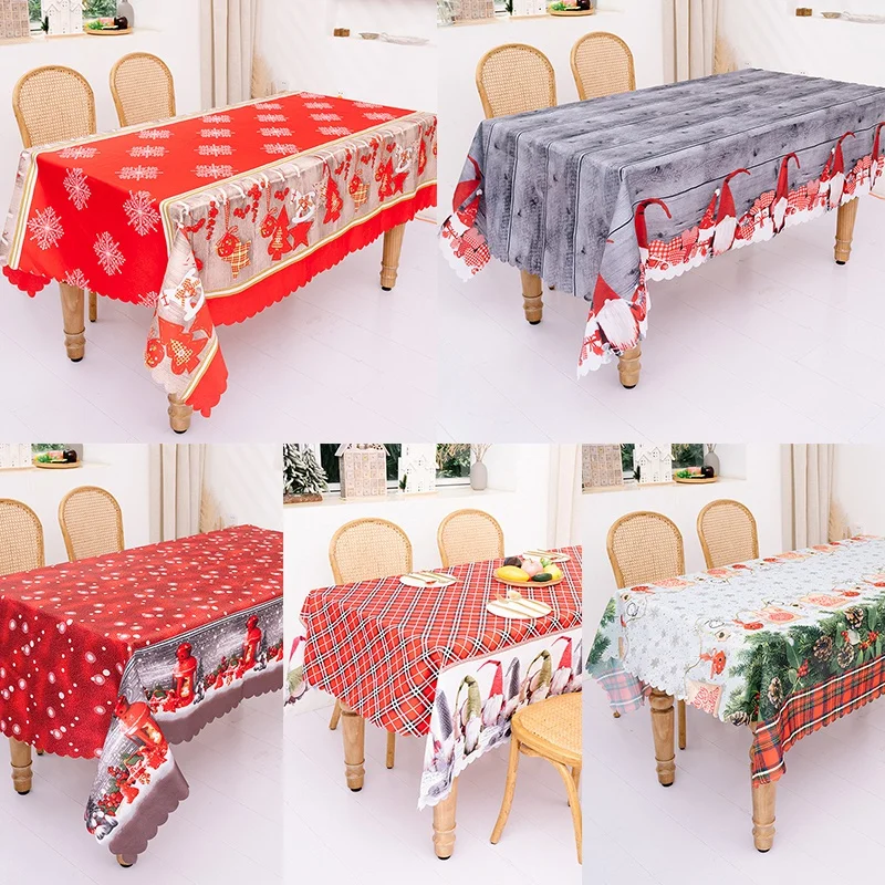 Rectangle Runner Christmas Tablecloth Christmas Xmas Elk Plaid Printed Table Cloth Dinner Table Cover New Year Party Decorations
Rectangle Runner Christmas Tablecloth Christmas Xmas Elk Plaid Printed Table Cloth Dinner Table Cover New Year Party Decorations