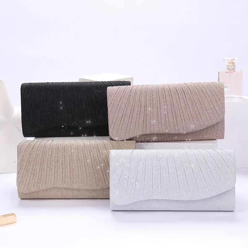 2021 New Women Dinner Bag Women's Solid Pleated Trend Wedding Dress Handbag Female Single Shoulder Bags New Handbag
2021 New Women Dinner Bag Women's Solid Pleated Trend Wedding Dress Handbag Female Single Shoulder Bags New Handbag