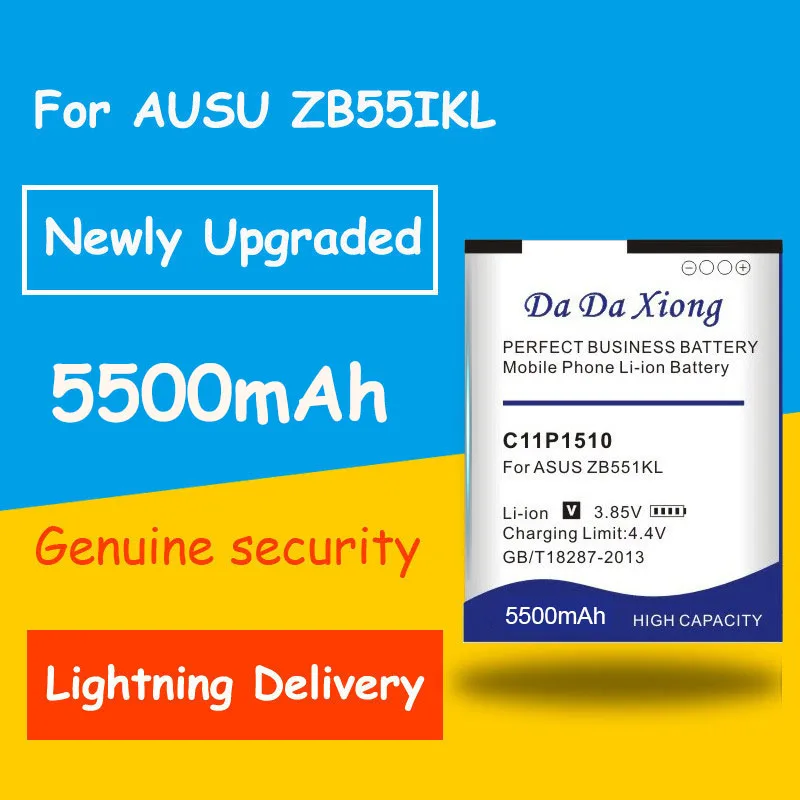 

High Capacity 5500mAh B11P1510 / C11P1510 Replacement Li-ion Battery For ASUS ZenFone Go TV ZB551KL X013DB Batteria