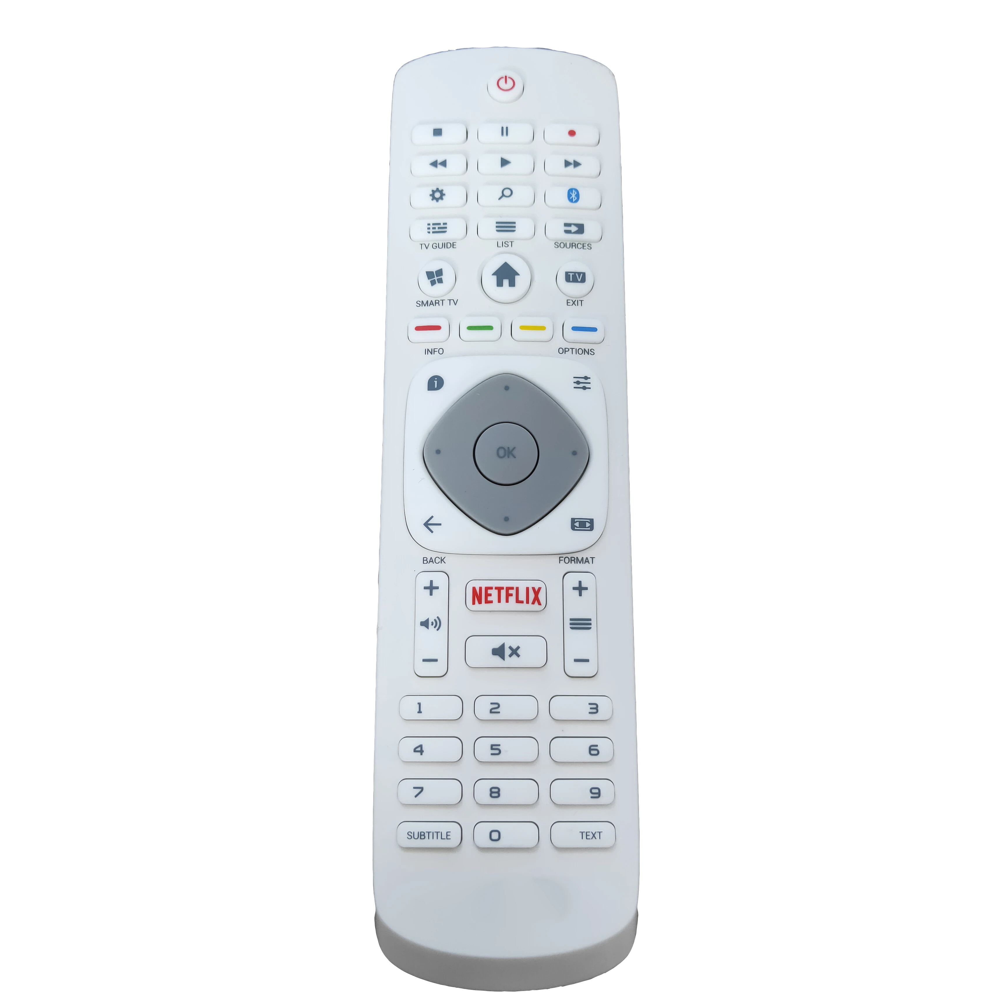 Новый оригинальный для Philips SMART TV пульт дистанционного управления для PHILIPS NETFLIX TV 398GR08WEPHN0003HL HOF18E650GPD8
Новый оригинальный для Philips SMART TV пульт дистанционного управления для PHILIPS NETFLIX TV 398GR08WEPHN0003HL HOF18E650GPD8