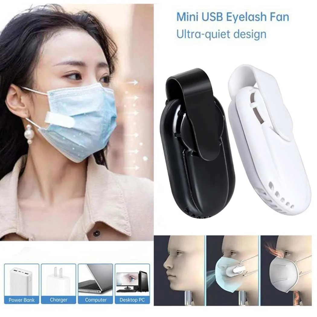 Mini Portable Fan For Face Mask Clip-On Air Filter USB Rechargeable Exhaust Fan Reusable Personal Wearable Air Purifier Fans
Mini Portable Fan For Face Mask Clip-On Air Filter USB Rechargeable Exhaust Fan Reusable Personal Wearable Air Purifier Fans