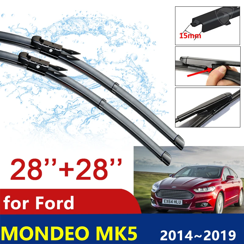 for Ford Mondeo MK5 2014~2019 Front Window Windscreen Windshield Wipers Car Wiper Blades Car Accessories 2015 2016 2017 2018
for Ford Mondeo MK5 2014~2019 Front Window Windscreen Windshield Wipers Car Wiper Blades Car Accessories 2015 2016 2017 2018