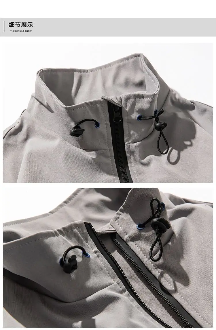 Autumn fashion trendy brand jacket men's autumn half zipper pullover men's long-sleeved couple jacket windproof outdoor sportswe
Autumn fashion trendy brand jacket men's autumn half zipper pullover men's long-sleeved couple jacket windproof outdoor sportswe