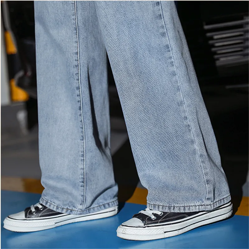 Jeans Women's 21 Spring Autumn New Korean Style Wild Straight High Waist Loose Comfortable Fashion Made Old Lady Wide-leg Pants
Jeans Women's 21 Spring Autumn New Korean Style Wild Straight High Waist Loose Comfortable Fashion Made Old Lady Wide-leg Pants
