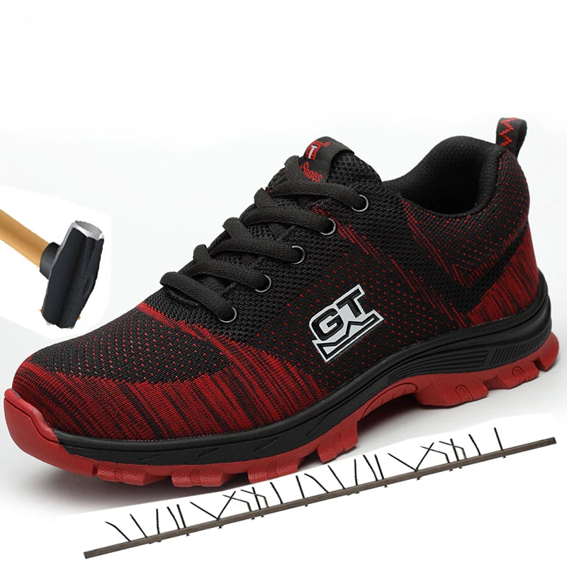 Men's Work Shoes Breathable Mesh Steel Toe Safety Shoes Men Industrial & Construction Puncture Proof Work Boots Plus Size 48
Men's Work Shoes Breathable Mesh Steel Toe Safety Shoes Men Industrial & Construction Puncture Proof Work Boots Plus Size 48