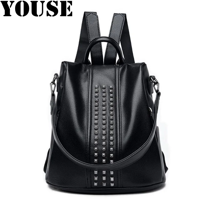 Youse Brand Rivet Backpacks Anti-theft Bags Multi-purpose One-shoulder Backpacks Soft Leather Women's Bags Fashion Women's Bags
Youse Brand Rivet Backpacks Anti-theft Bags Multi-purpose One-shoulder Backpacks Soft Leather Women's Bags Fashion Women's Bags