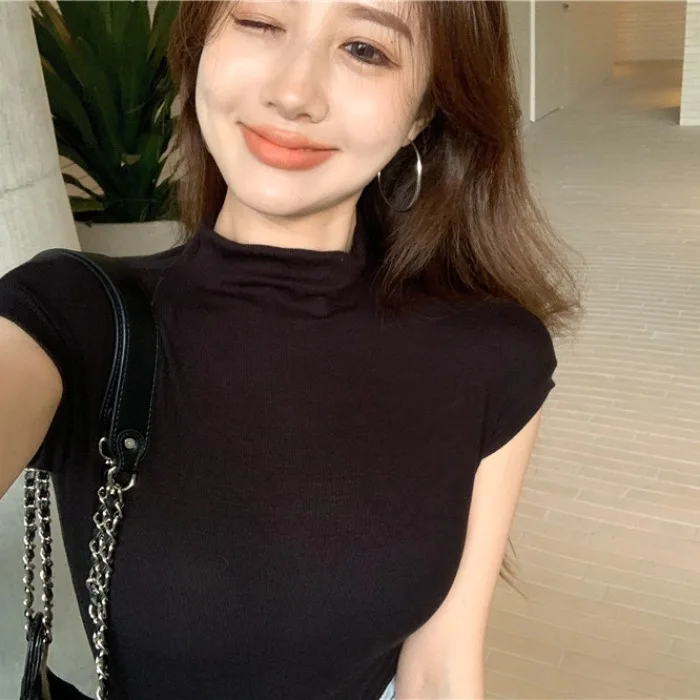 Ppshd New Small Turtleneck Simple Slim-Fit Figure Flattering Bag Body Sleeveless T-shirt Top
Ppshd New Small Turtleneck Simple Slim-Fit Figure Flattering Bag Body Sleeveless T-shirt Top