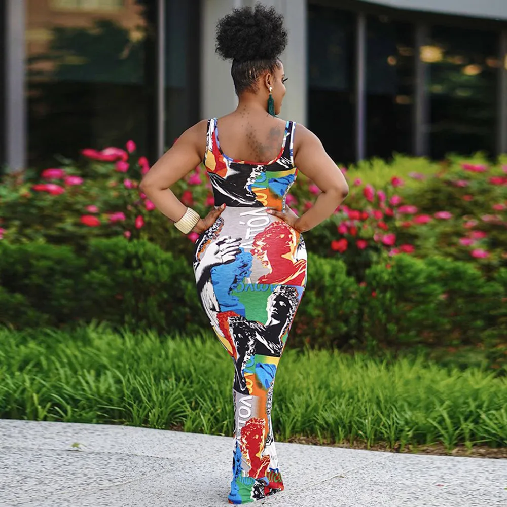 Art Aesthetic Print Sleeveless Backless Dress for Women Low Neck Body-shaping Bandage Dresses High Street Floor Length Dresses
Art Aesthetic Print Sleeveless Backless Dress for Women Low Neck Body-shaping Bandage Dresses High Street Floor Length Dresses