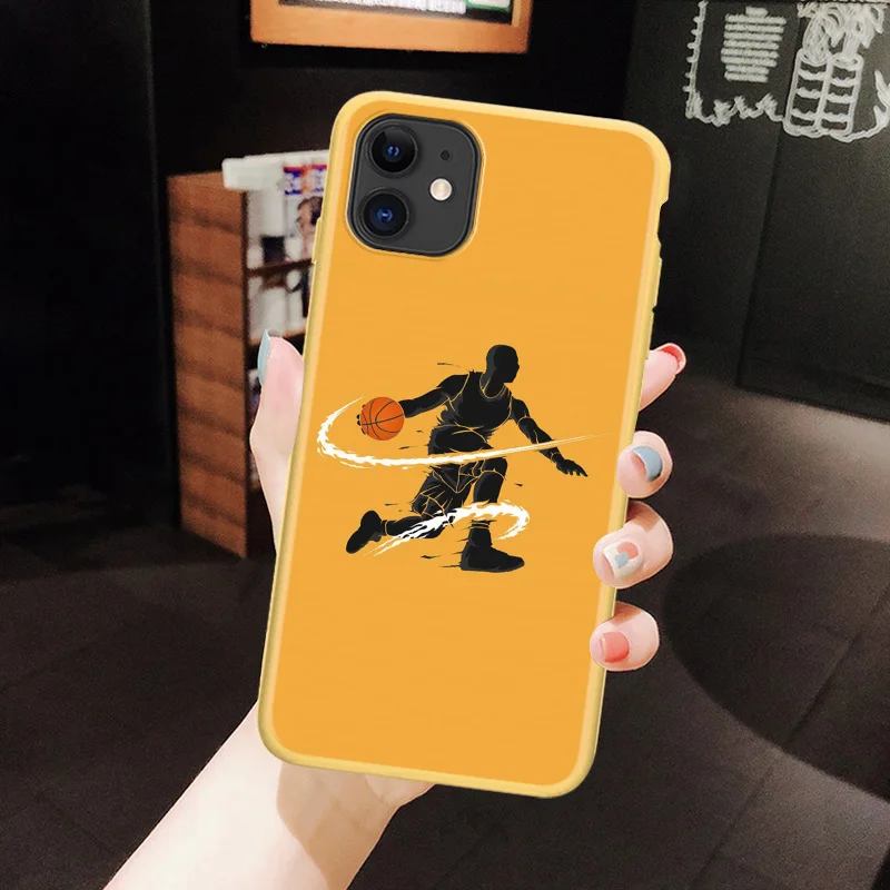 Candy Color Silicone Case For iPhone 11 Pro Max SE 2020 X XS MAX XR 6 6S 7 8 Plus Soft TPU Phone Cover Basketball Basket Ball
Candy Color Silicone Case For iPhone 11 Pro Max SE 2020 X XS MAX XR 6 6S 7 8 Plus Soft TPU Phone Cover Basketball Basket Ball