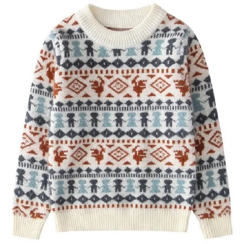 Siddons 2019 boys Christmas sweater of mink-wool knittted warm winter cardigans in popular design for school boys 4-14 years old
Siddons 2019 boys Christmas sweater of mink-wool knittted warm winter cardigans in popular design for school boys 4-14 years old
