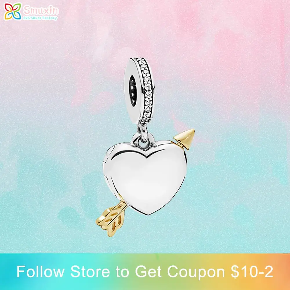 Smuxin 925 Sterling Silver Bead Plane Love Heart Dangle Charms fit Original Pandora Bracelets for Women Jewelry Making Girl Gift
Smuxin 925 Sterling Silver Bead Plane Love Heart Dangle Charms fit Original Pandora Bracelets for Women Jewelry Making Girl Gift