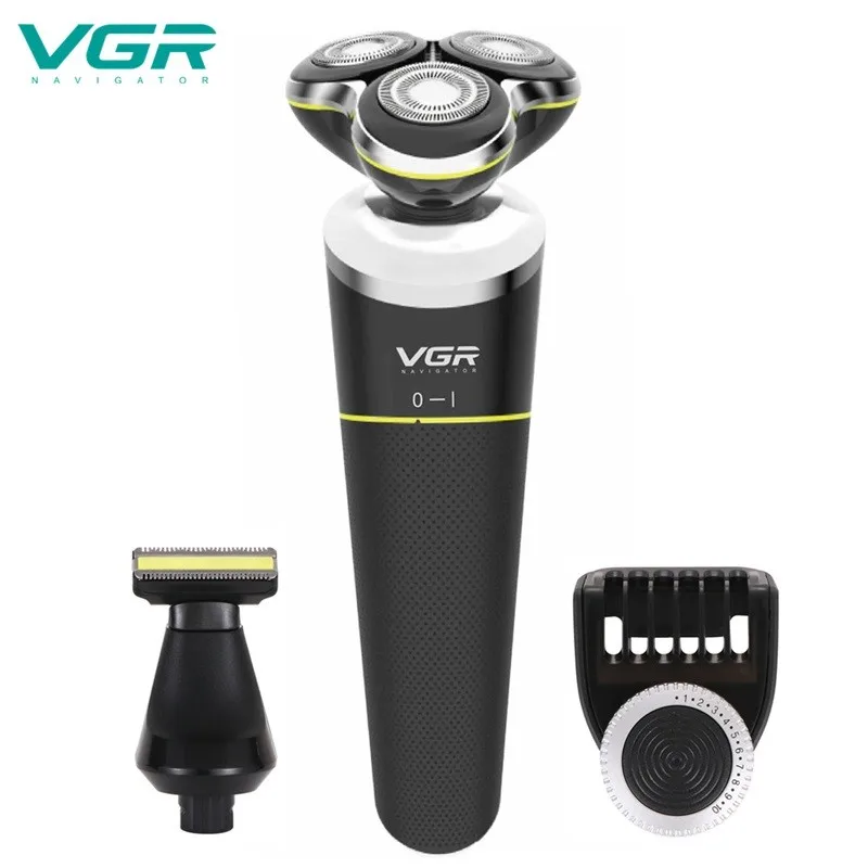 VGR 4D Floating Men Washable Rechargeable Electric Shaver Electric Shaving Beard Machine Razor Rechargeable
VGR 4D Floating Men Washable Rechargeable Electric Shaver Electric Shaving Beard Machine Razor Rechargeable