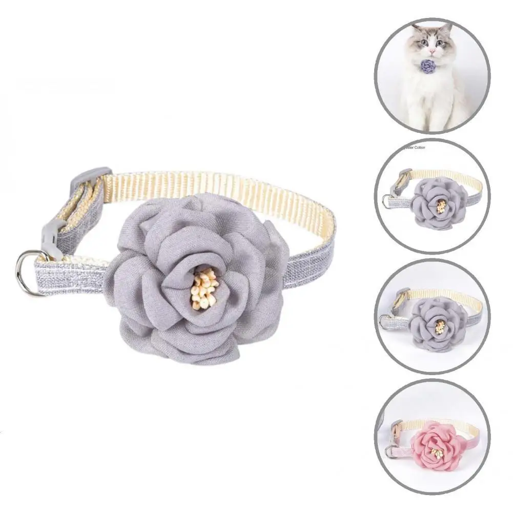 Polyester Cotton Pretty Kitten Festival Decor Collar Skin Friendly Cat Collar Solid Color Pet Accessories
Polyester Cotton Pretty Kitten Festival Decor Collar Skin Friendly Cat Collar Solid Color Pet Accessories